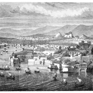 Athens View from Piraeus Print Athens View from Piraeus Print