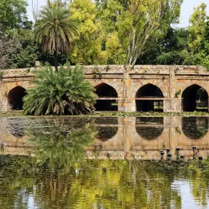 Athpula Eight Piers Stone Bridge Print