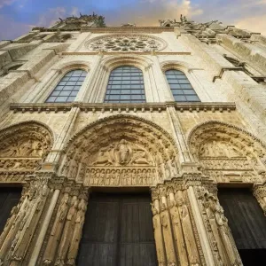 atmospheric, attraction, cathedrale notre-dame de chartres, catholic, centre-val de loire