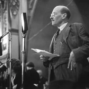 Attlee Addresses Labour Party Attlee Addresses Labour Party