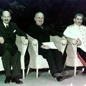 Attlee, Truman, & Stalin At Potsdam Attlee, Truman, & Stalin At Potsdam
