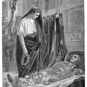 Augustus at Alexander's Tomb Print Augustus at Alexander's Tomb Print
