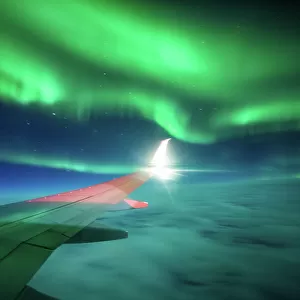 Aurora on Plane