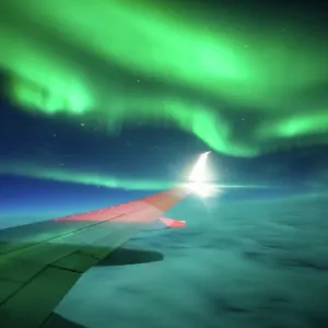 Aurora on Plane Aurora on Plane