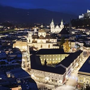 Austria, Salzburg, Churches in old town