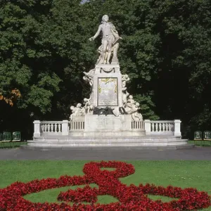 Austria Vienna Amadeus Mozart Statue Print Austria Vienna Amadeus Mozart Statue Print