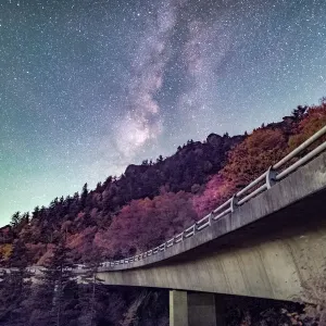 Autumn Glow Print at the Linn Cove Viaduct Autumn Glow Print at the Linn Cove Viaduct