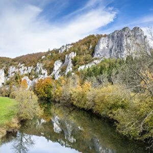 Autumn in the Upper Danube Valley, Baden-Wuerttemberg, Germany, Europe