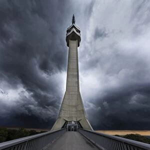 Avala television tower, Resnik, Serbia