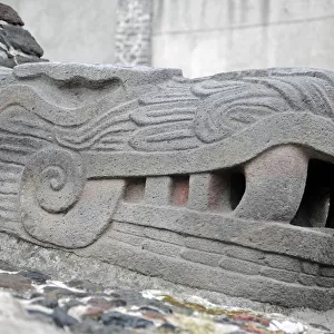 Aztec Sculpture, Templo Mayor, Mexico City