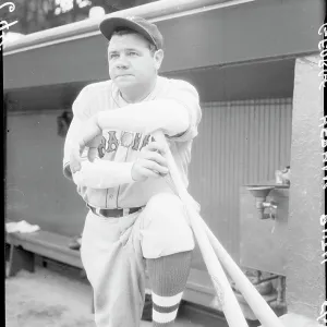 Babe Ruth, Boston Braves Baseball Player