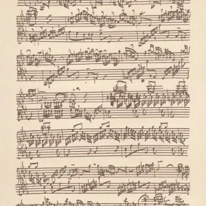 Bach's C minor Fantasia and Fugue Print Bach's C minor Fantasia and Fugue Print