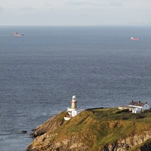 Baily Lighthouse on Howth Peninsula near Dublin, County Fingal, Leinster, Ireland, Europe, PublicGround