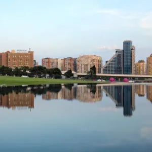 Baku skyline, Azerbaijan Baku skyline, Azerbaijan