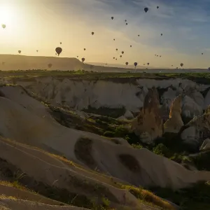 Balloons at Cappadocia, Turkey Balloons at Cappadocia, Turkey