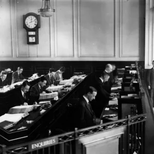 Bank interior