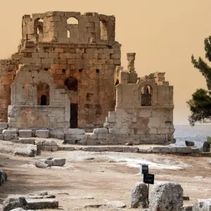 The Baptistry, The Church of Saint Simeon Stylites, Syria The Baptistry, The Church of Saint Simeon Stylites, Syria