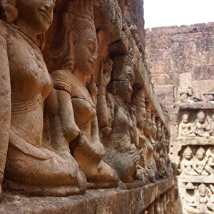 Bas relief carvings, The Terrace of the Elephants
