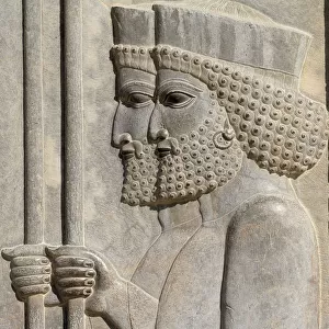 Bas-relief of two Persians guard, Persepolis
