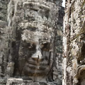 Bas-reliefs at the Bayon temple, Siem Reap, Cambodia