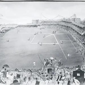Baseball Game at Polo Grounds Baseball Game at Polo Grounds