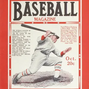 Baseball Magazine Cover With Hack Wilson Baseball Magazine Cover With Hack Wilson