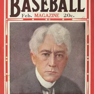 Baseball Magazine Cover With Judge Landis Baseball Magazine Cover With Judge Landis