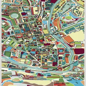 Map Jigsaw Puzzle Collection: Art Illustration Maps