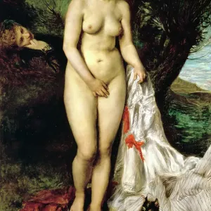 Bather ('La Baigneuse au griffon'), 1870. Artist: Pierre-Auguste Renoir Bather ('La Baigneuse au griffon'), 1870. Artist: Pierre-Auguste Renoir