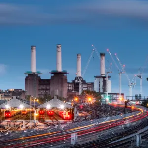 Battersea Power Station Print at Sunset Battersea Power Station Print at Sunset