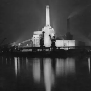 Battersea Power Station Night View Print Battersea Power Station Night View Print