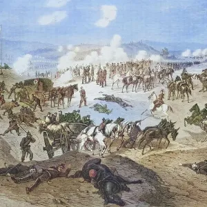 Battle of Nouart Print Battle of Nouart Print