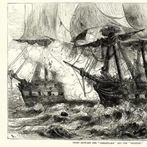Battle between HMS Shannon and USS Chesapeake, 1813