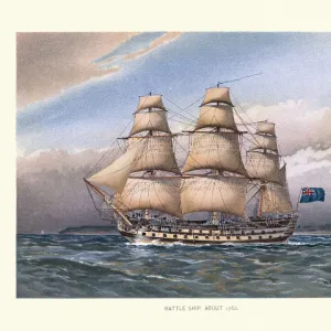 Battleship of the Royal Navy, 18th Century warships, Sailing ship