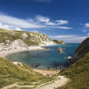 Jurassic Coast Bay Print Jurassic Coast Bay Print