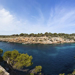 The bay of Cala Pi, South Coast, Mallorca, Majorca, Balearic Islands, Mediterranean Sea, Spain, Europe