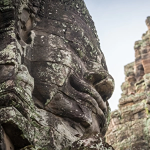 Bayon face of the ancient Cambodia