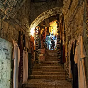 Bazaar in the Old City of Jerusalem, Israel, Middle East