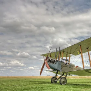 BE2 Aircraft On The Ground