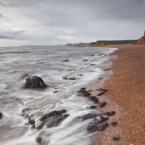 The beach at Burton Bradstock