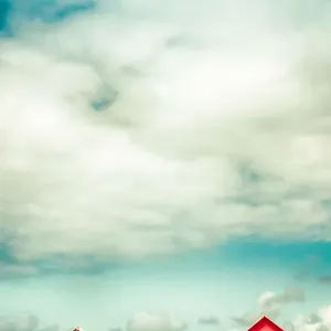 Beach cabins, Atlantic, France Beach cabins, Atlantic, France
