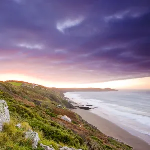 beach, coast, cornwall, sea, whitsand