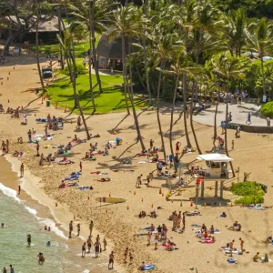 Beach, Hanauma Bay, Oahu, Hawaii, United States