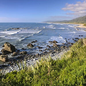 Beach near Hokitika, South Island, New Zealand, Oceania