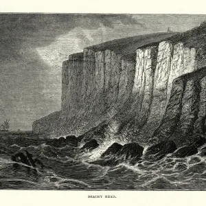 Beachy Head Vintage Print Beachy Head Vintage Print