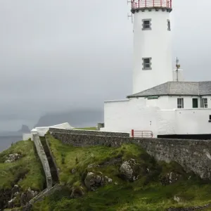 Beacon of Fanad Head at the mouth of Milford sound, Co Donegal Ireland