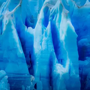 A Beautiful Grey glacier with interesting ice pattern, Torres del paine national park A Beautiful Grey glacier with interesting ice pattern, Torres del paine national park