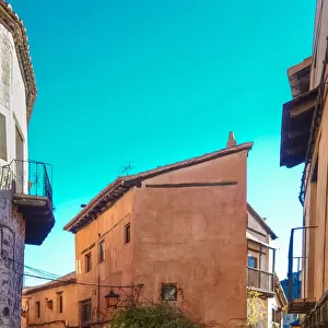 Beautiful medieval corner in Albarracin, Spain