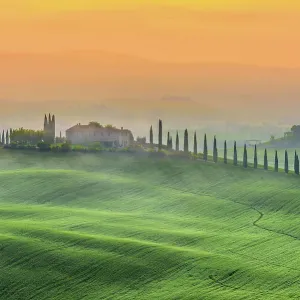 Beautiful summer landscape in Tuscany, Italy Beautiful summer landscape in Tuscany, Italy