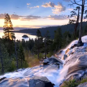 Eagle Falls Sunrise Print at Emerald Bay, Lake Tahoe Eagle Falls Sunrise Print at Emerald Bay, Lake Tahoe